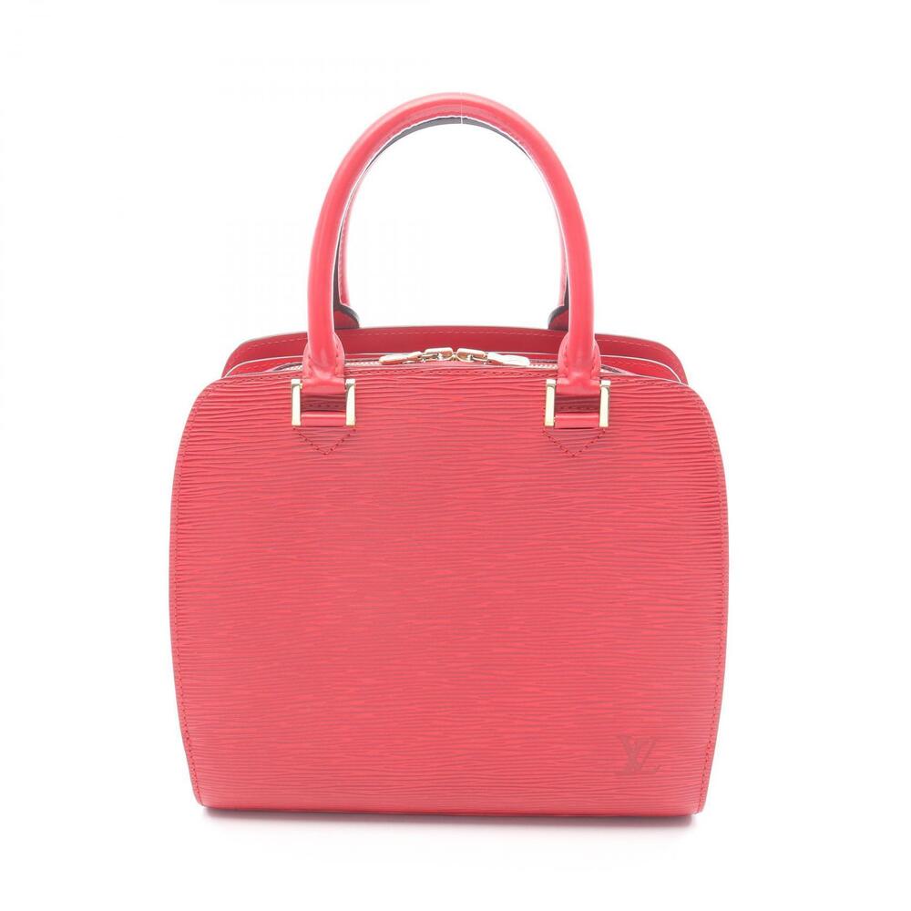 Louis Vuitton Pont Neuf Handbag Leather Epi Red